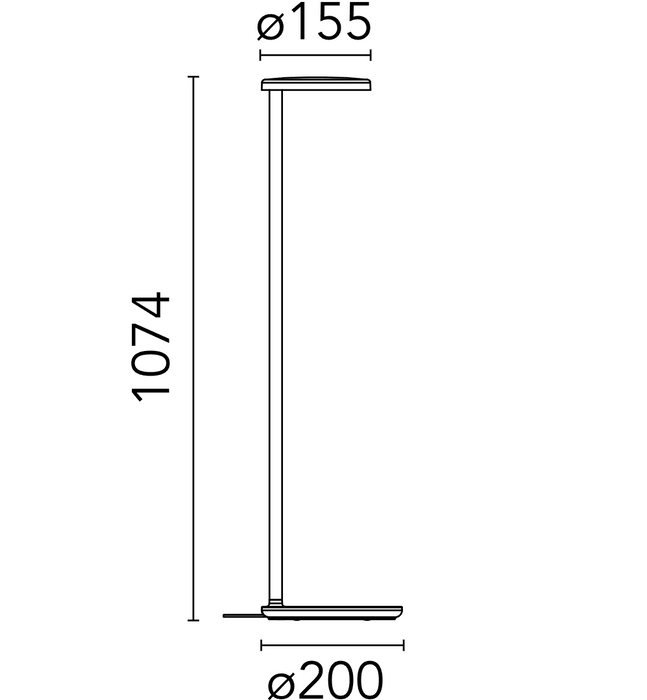 Flos Oblique Floor Usb-C Lamp - MyConcept Hong Kong