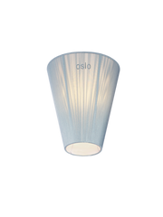 Oslo Wood shade - Light blue