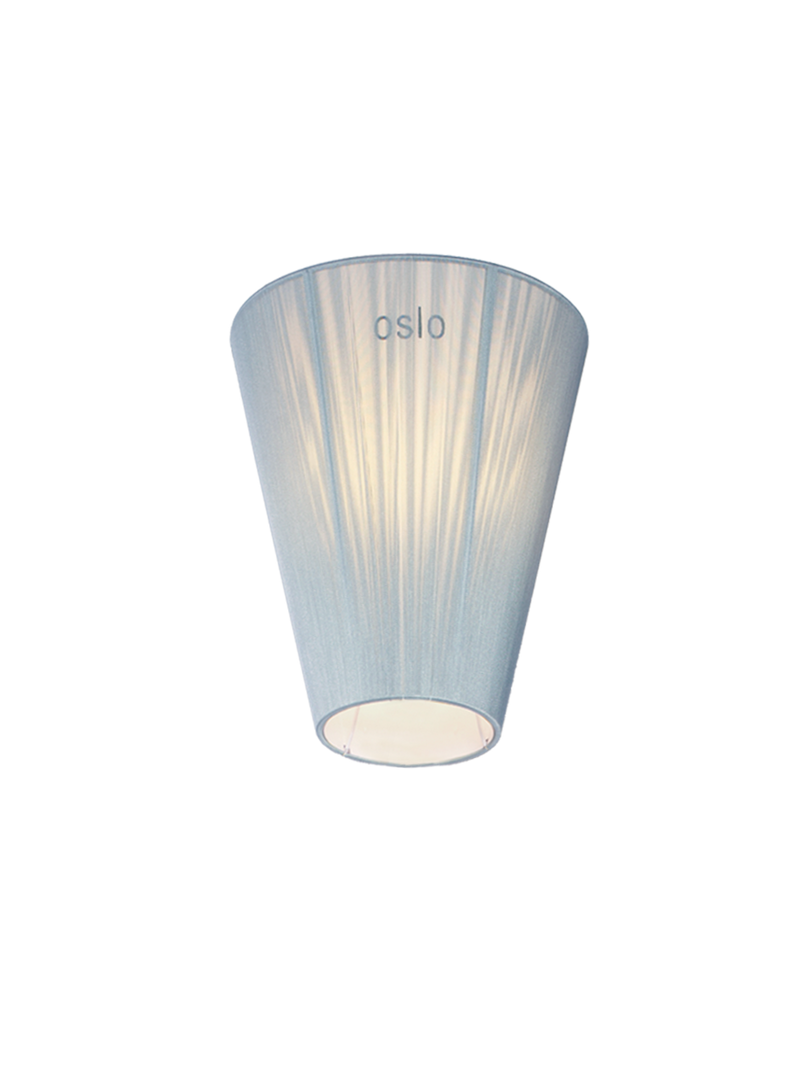 Oslo Wood shade - Light blue
