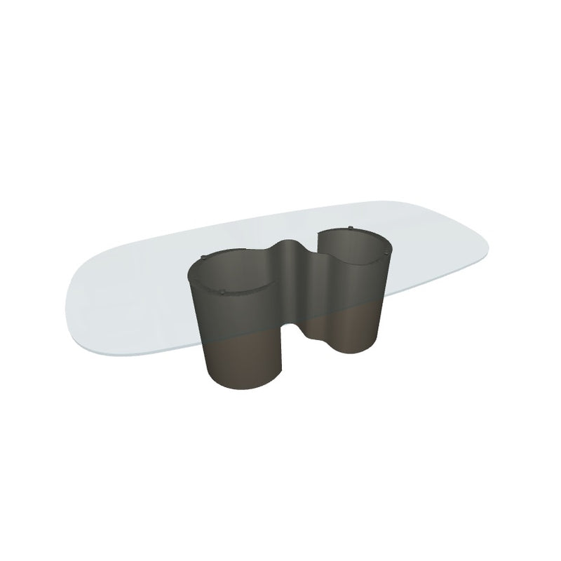 CATTELAN PAPEL Glass Table - MyConcept Hong Kong