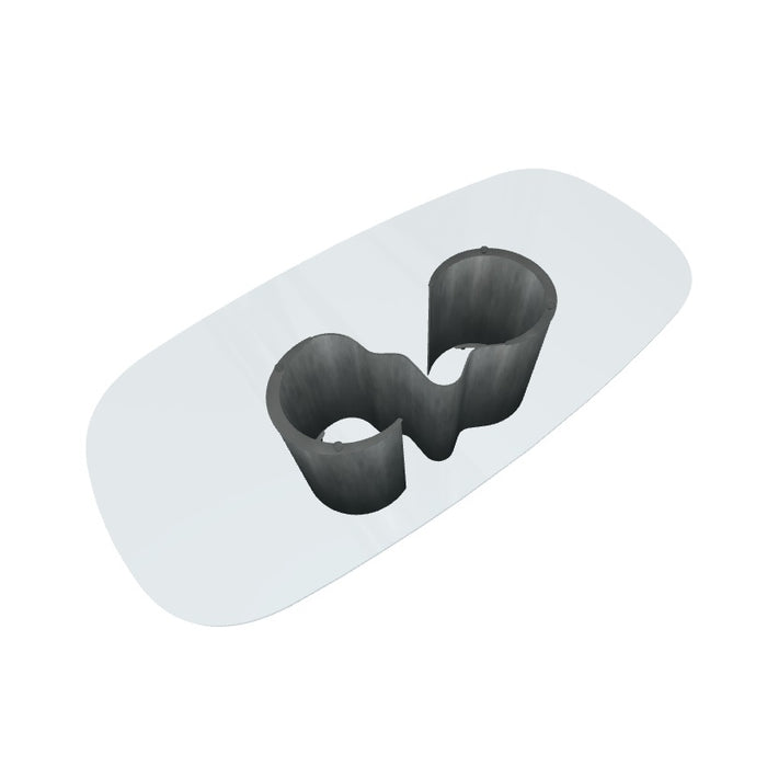 CATTELAN PAPEL Glass Table - MyConcept Hong Kong