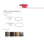 CATTELAN PAPEL Keramik Premium Table - MyConcept Hong Kong