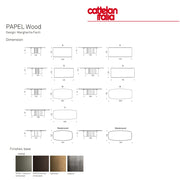 CATTELAN PAPEL Wood Table - MyConcept Hong Kong