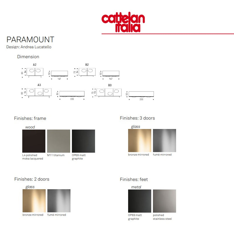CATTELAN PARAMOUNT Sideboard - MyConcept Hong Kong