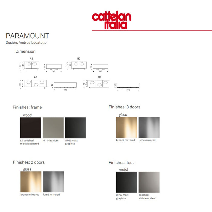 CATTELAN PARAMOUNT Sideboard - MyConcept Hong Kong