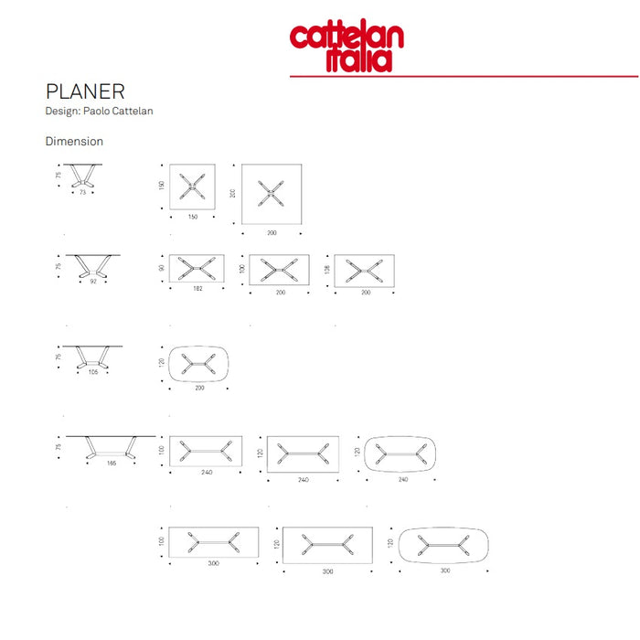 CATTELAN PLANER Table - MyConcept Hong Kong