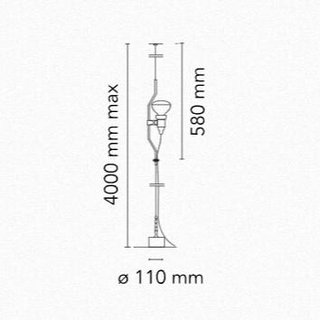 Flos Parentesi Suspension Lamp - MyConcept Hong Kong