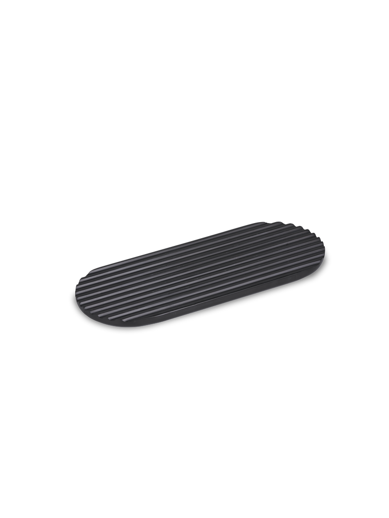 Podium board - 40 cm / Black basalt stone