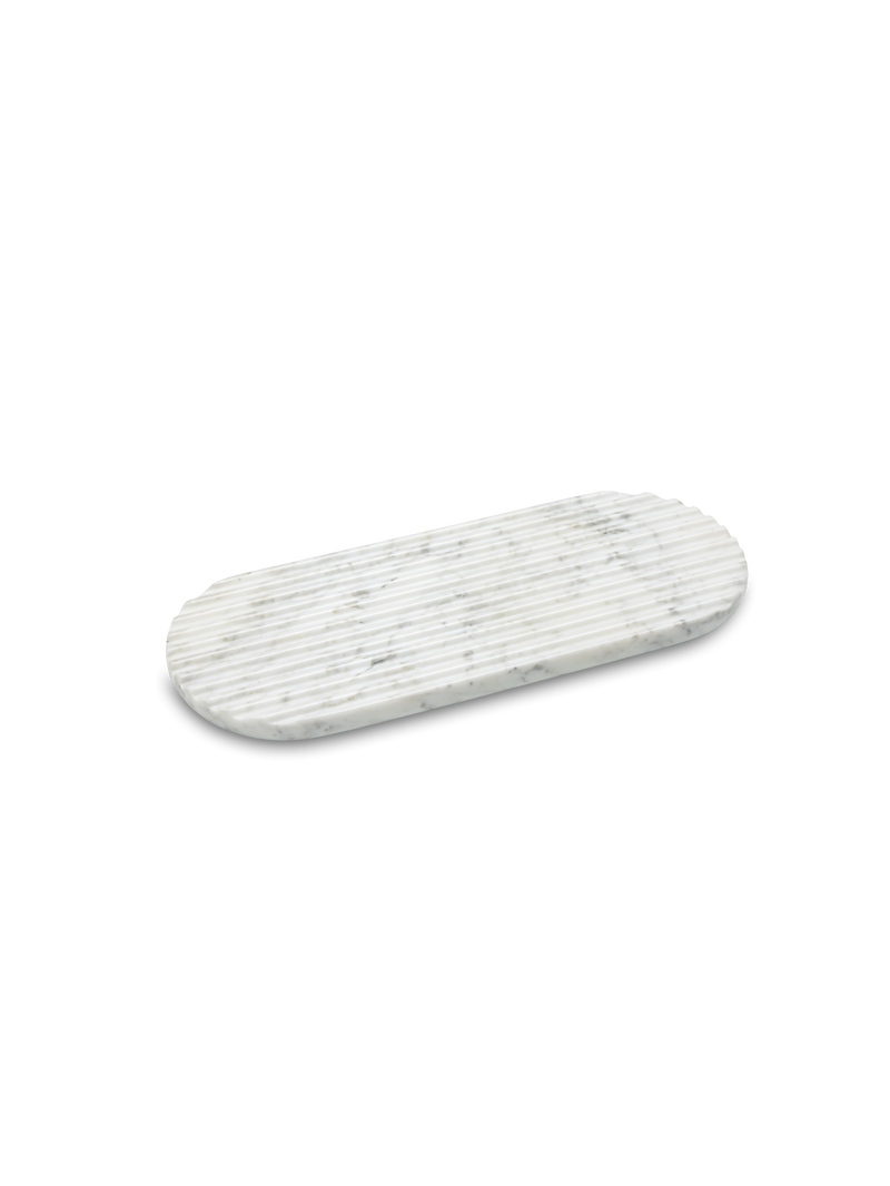 Podium board - 40 cm / White Carrara marble