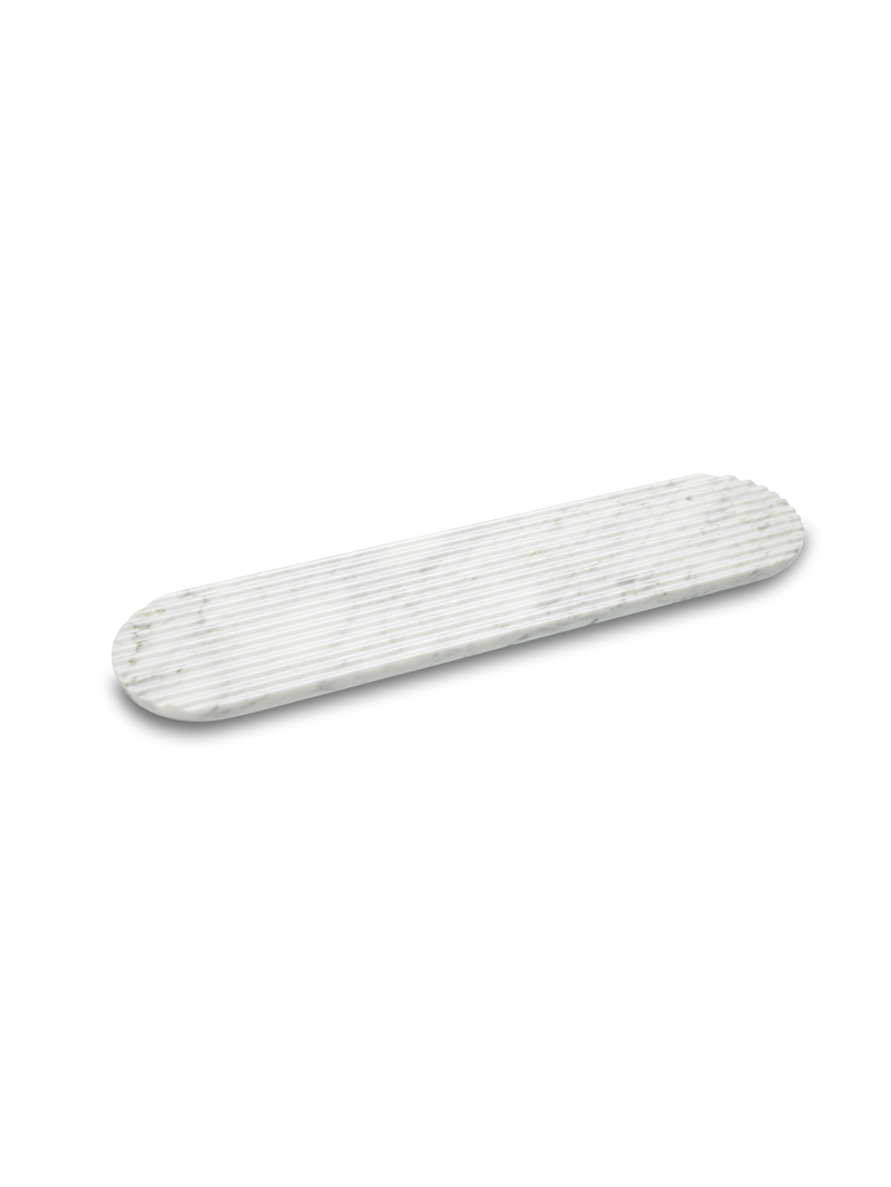 Podium board - 65 cm / White Carrara marble