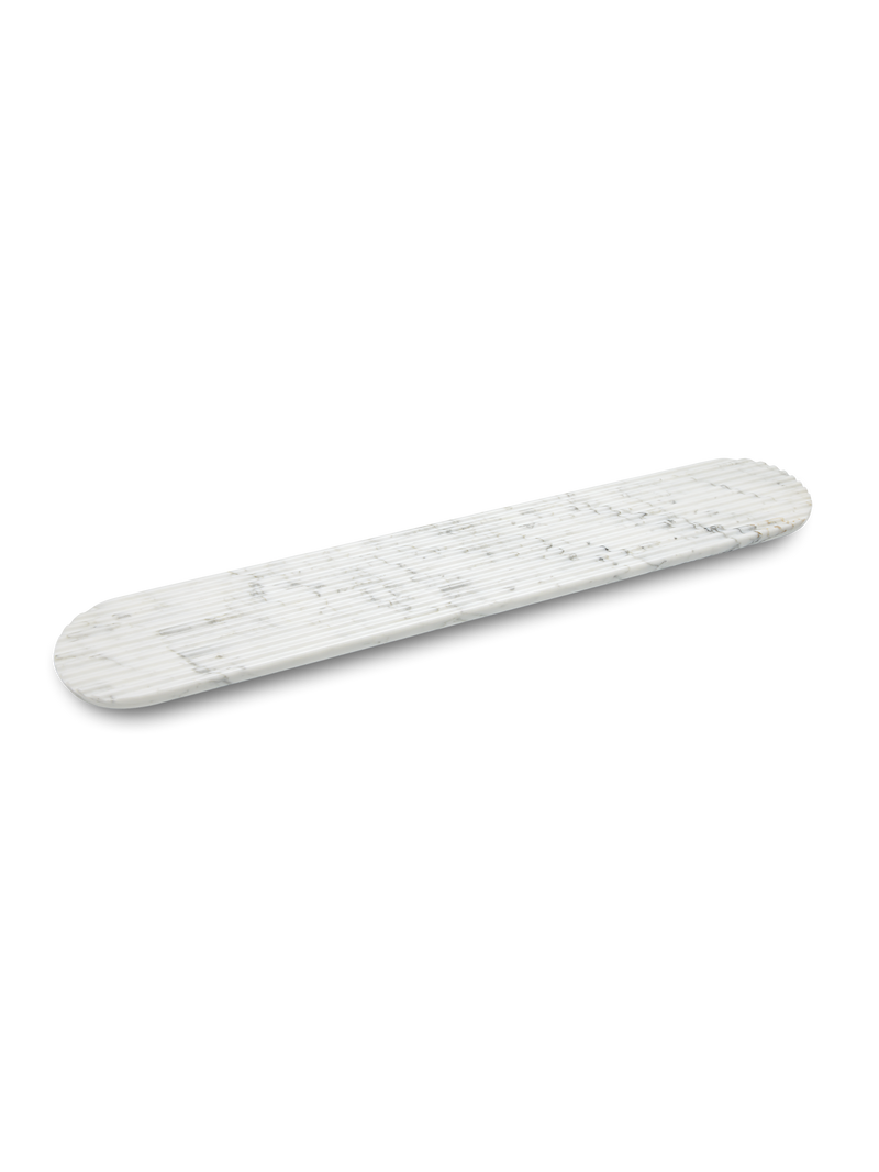 Podium board - 90 cm / White Carrara marble