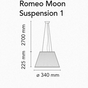 Flos Romeo Moon Suspension Lamp - MyConcept Hong Kong