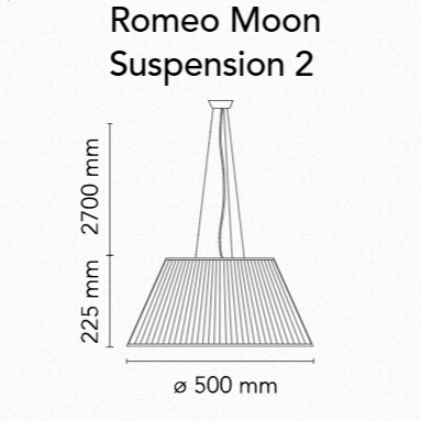 Flos Romeo Moon Suspension Lamp - MyConcept Hong Kong