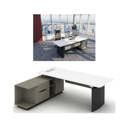Sao Height Adjustable Executive Desk - TPFS-SDT24 UD L Series - MyConcept Hong Kong