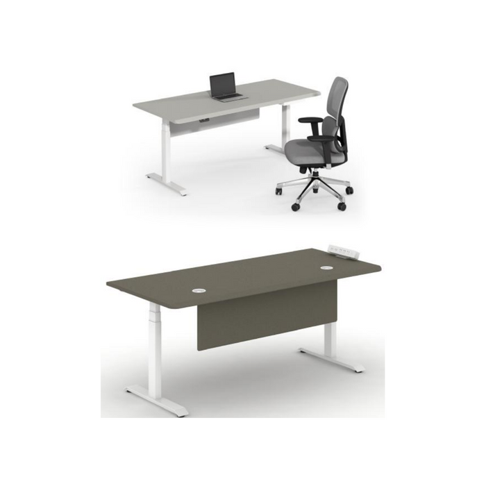Sao Height Adjustable Main Desk - TPFS-SDT18 UD L Series