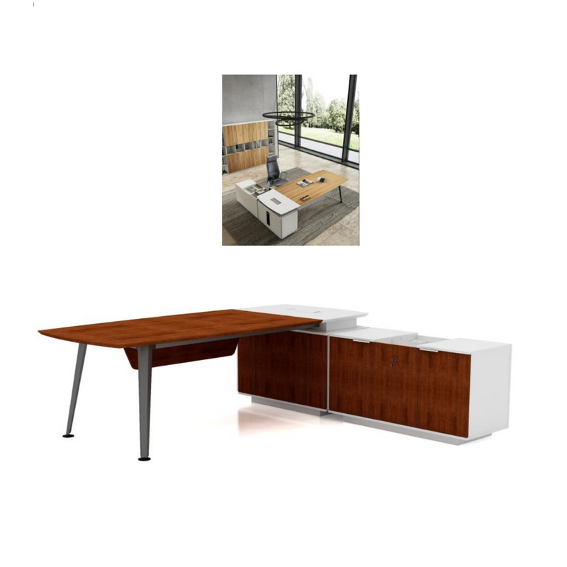 Sao Executive Desk - XMPA-LDT11 Lindox Series - MyConcept Hong Kong