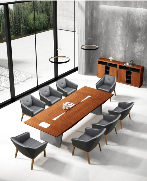 Sao Large Conference Table - DIAMOND BLACK