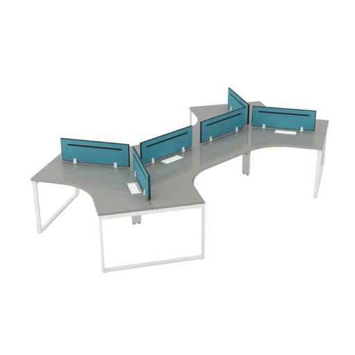 Sao N3-O Workstation- XPFA-N3T49 - 6seater 120 Degree - MyConcept Hong Kong