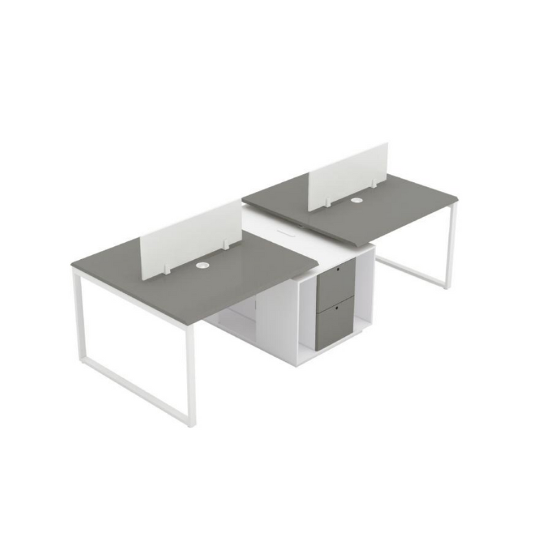 Sao N3-O Workstation- XPFA-N3T33 - 4seater Double Sides - MyConcept Hong Kong