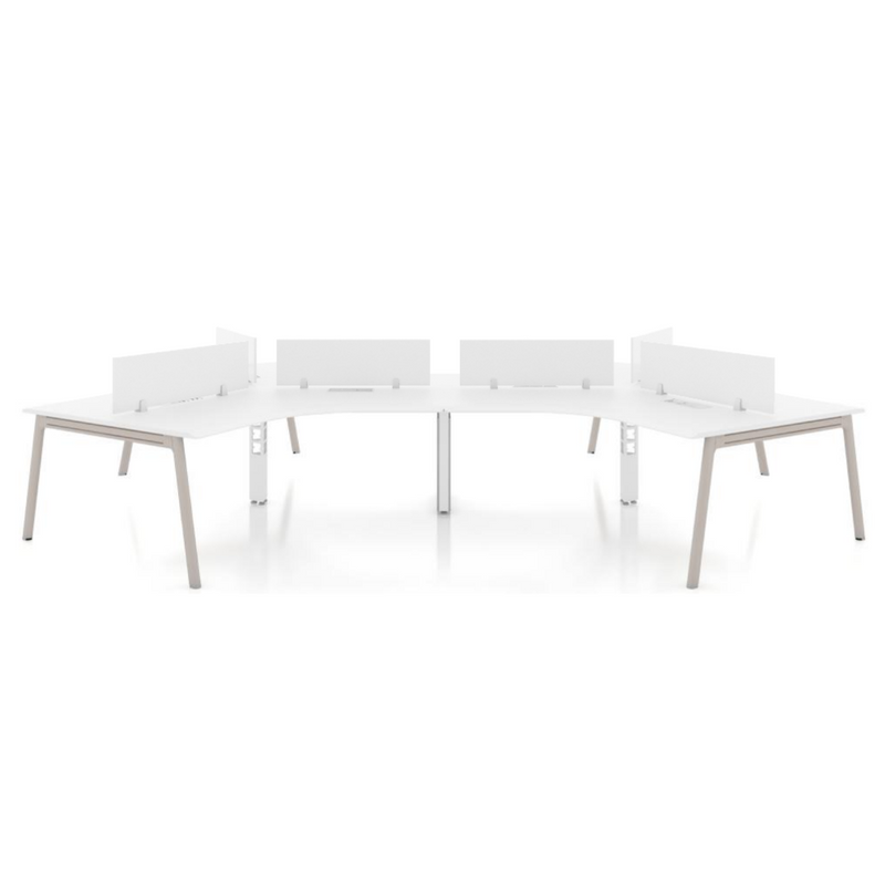 Sao Neofront-1 Workstation- XPFN-NFH31 - 6Seater 120 Degree - MyConcept Hong Kong