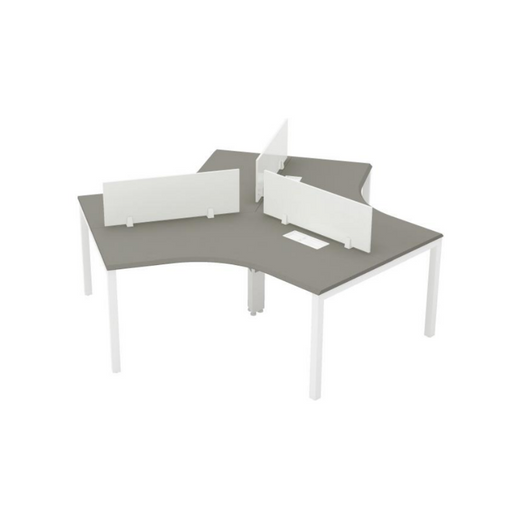 Sao N3-N Workstation - XPFA-N3T05 - 3seater 120 degree - MyConcept Hong Kong