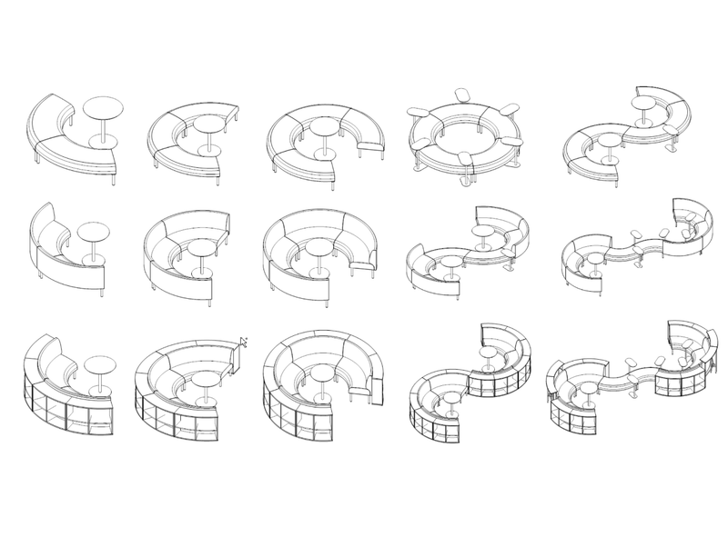 Sao - Curved Shape Sofa - MyConcept Hong Kong