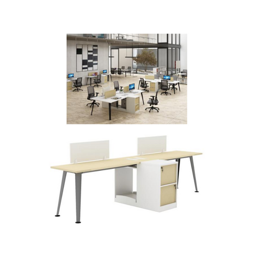 Sao Lindox Workstation - XPFA-LDT17 - 2Seater Single Side - MyConcept Hong Kong