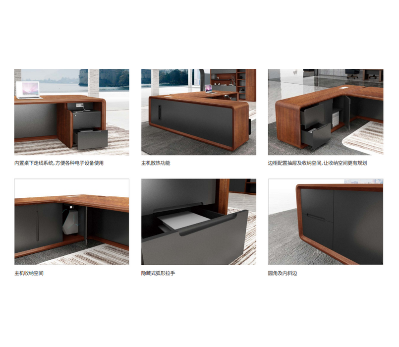 Sao Executive Desk - TMPA-00381 Perfex Series - MyConcept Hong Kong