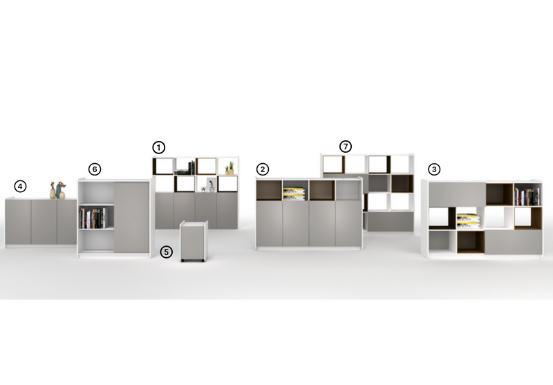 Sao Wooden Office Cabinet -  NEOFRONT Series - MyConcept Hong Kong
