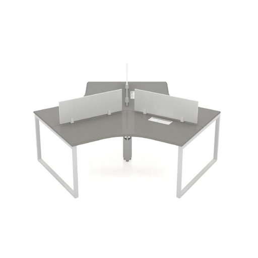 Sao N3-O Workstation- XPFA-N3T04 - 3seater 120 Degree - MyConcept Hong Kong