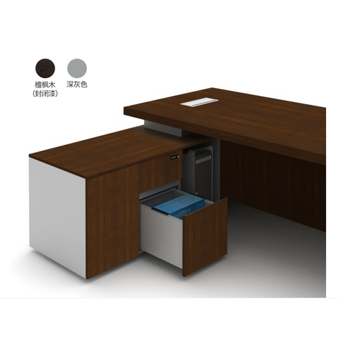 Sao Executive Desk - Diamond Black Manager Space - MyConcept Hong Kong