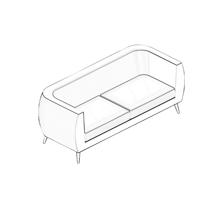 Sea Shell SH14 3seater Sofa - MyConcept Hong Kong