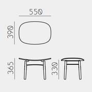 Saga Foot Stool - MyConcept Hong Kong