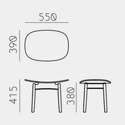 Saga Lounge Stool - MyConcept Hong Kong