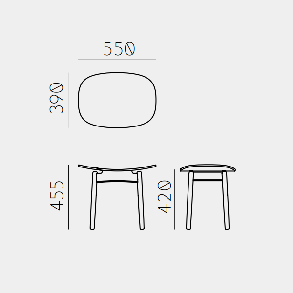 Saga Dining Stool - MyConcept Hong Kong