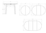 SM 120 Extendable Round Table - MyConcept Hong Kong