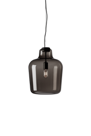 Say My Name pendant lamp - Smoked grey glossy