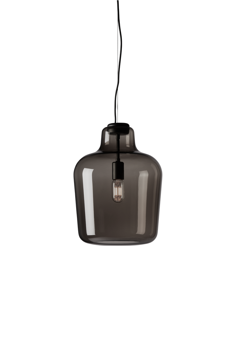 Say My Name pendant lamp - Smoked grey glossy