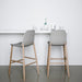 SHARKY Counter Stool (HIGH BACK) - Wooden Base - MyConcept Hong Kong