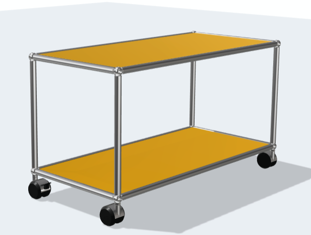 USM Haller Side Table with castors - MyConcept Hong Kong