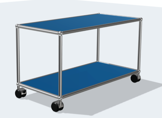 USM Haller Side Table with castors - MyConcept Hong Kong