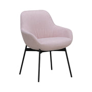 Wendelbo Sinum Chair with armrest, tube base, Keiga col. 0622