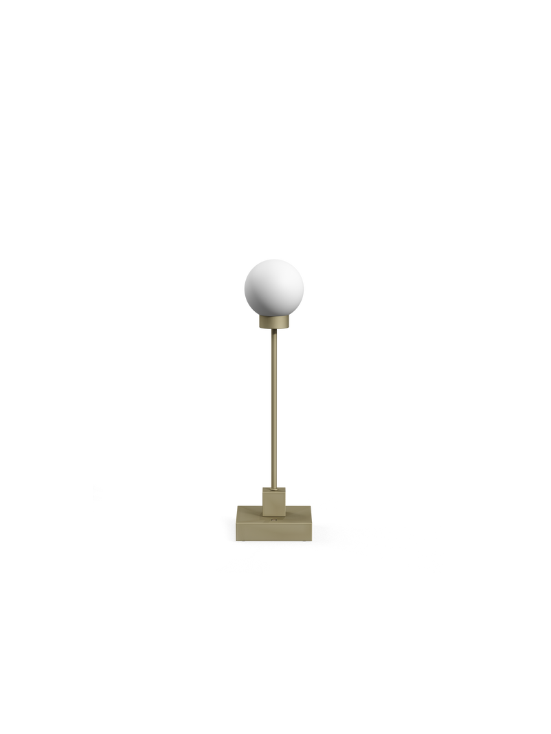 Snowball portable table lamp - Grey beige
