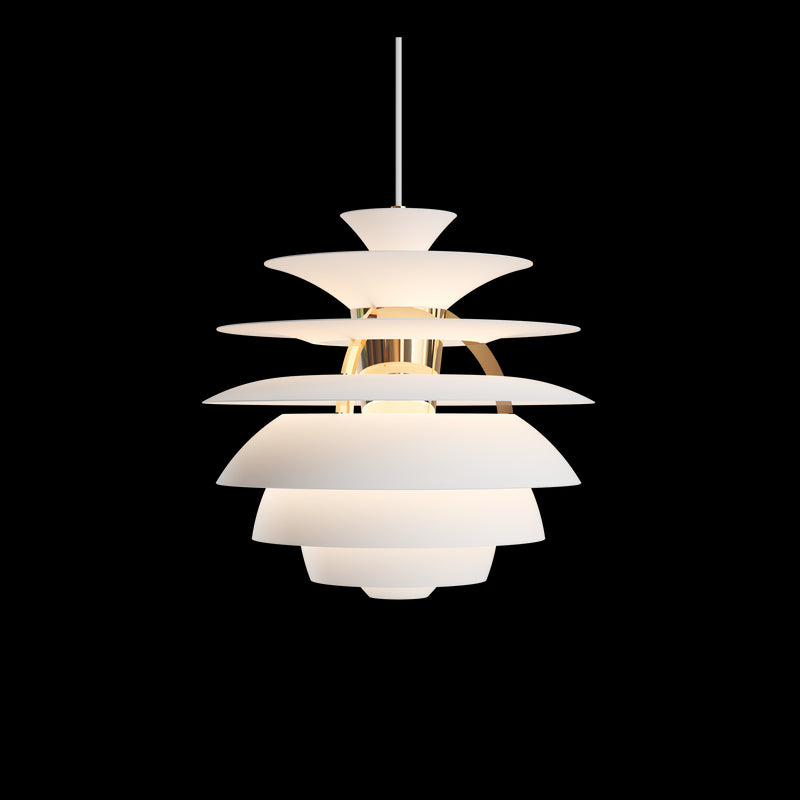Soft White/Brass Metallised