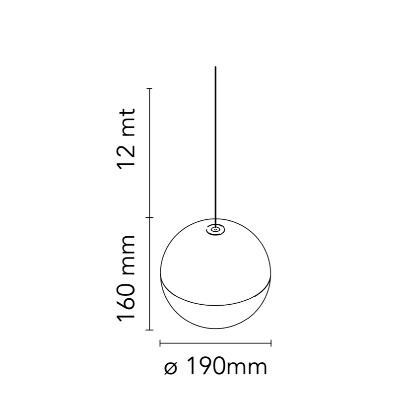 Flos String Light Sphere Head 12mt Cable Casambi Ready Suspension Lamp - MyConcept Hong Kong