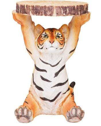 Side Table Animal Tiger Ø33cm