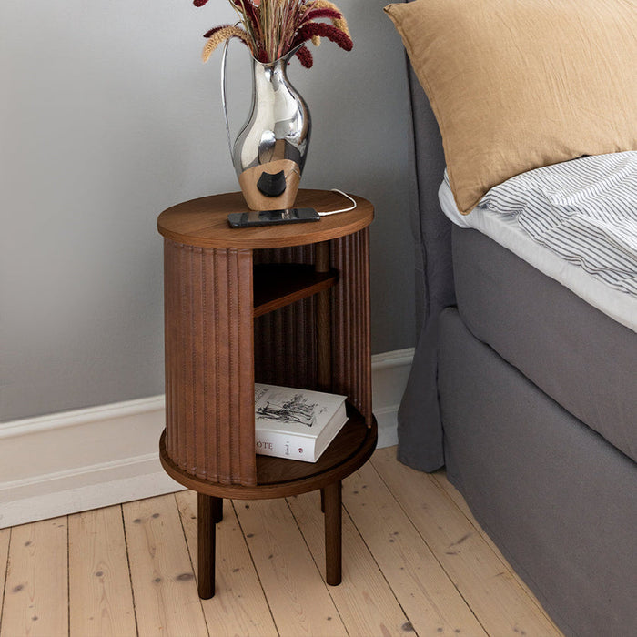 Audacious Side Table With Recycled Textile