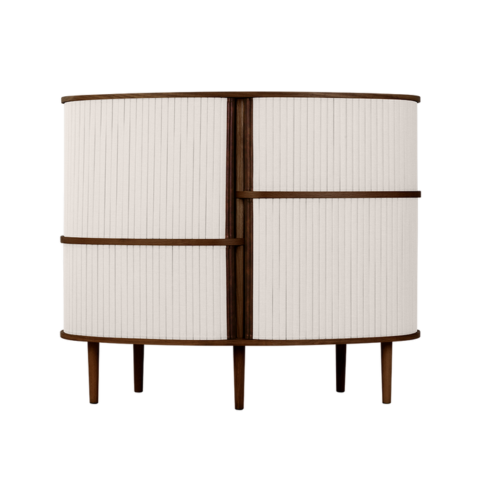 Audacious Highboard Cabinet with Recycled Textile