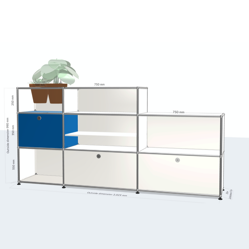 USM Haller shelving with plants storage MY2 - MyConcept Hong Kong