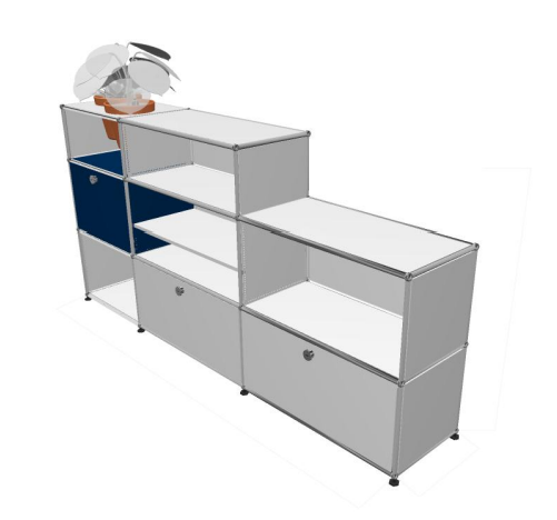 USM Haller shelving with plants storage MY2 - MyConcept Hong Kong